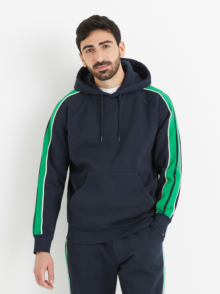 Celio Dunkelblauer Herren-Kapuzenpullover Celio Vebandit