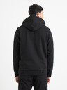 Celio Schwarzer Herren-Kapuzenpullover Celio Vetype
