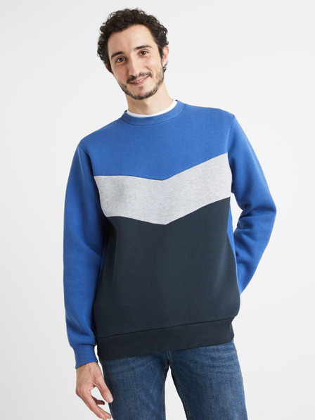 Celio Graublaues Herren-Sweatshirt Celio Vever