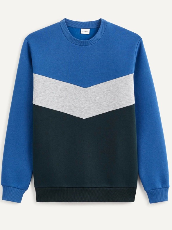 Celio Graublaues Herren-Sweatshirt Celio Vever