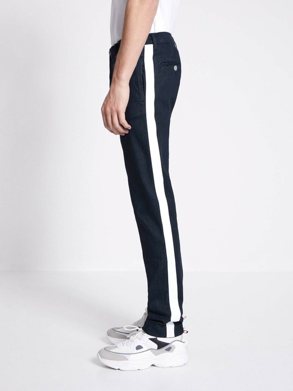 Celio Dunkelblaue Herren Slim Fit Jeans mit Streifen Celio C25