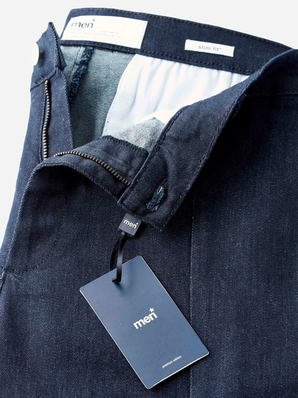 Celio Dunkelblaue Herren Slim Fit Jeans mit Streifen Celio C25