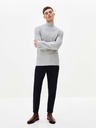 Celio Hellgrauer Herren-Rollkragenpullover Celio Pewave