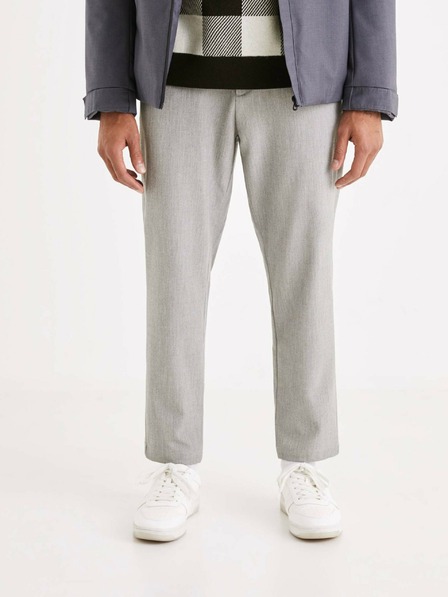 Celio Graue Herrenhose Celio 24H Avoclair