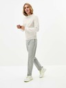 Celio Cremefarbener Herrenpullover mit Celio Apeflash Schriftzug
