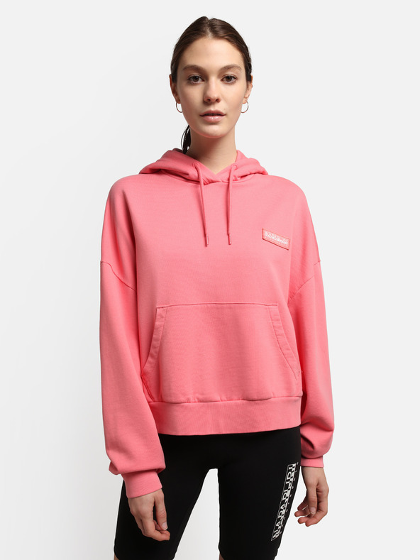 Napapijri Rosa Damen-Kapuzenpullover NAPAPIJRI B-Morgex
