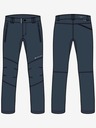 ALPINE PRO Dunkelblaue Herren-Softshell-Hose ALPINE PRO CARB 3 INS.