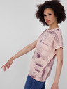 Alife and Kickin Hellviolett gemustertes Damenshirt Alife and Kickin