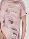 Alife and Kickin Hellviolett gemustertes Damenshirt Alife and Kickin