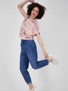 Alife and Kickin Hellviolett gemustertes Damenshirt Alife and Kickin