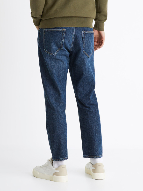 Celio Blaue Herren-Straight-Fit-Jeans Celio C85 Corelax2