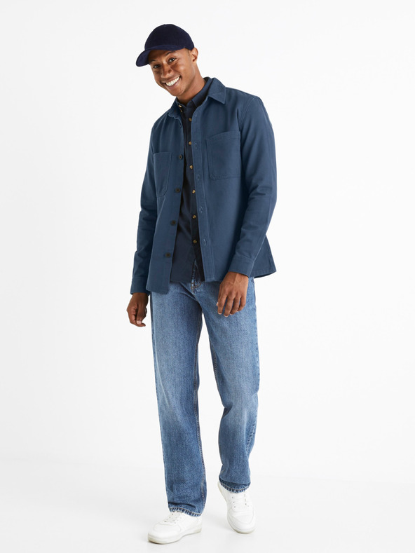 Celio Blaues Herren Hemd Celio Camone