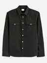 Celio Schwarzes Denim-Hemd mit moderner Passform Celio Cadenlo
