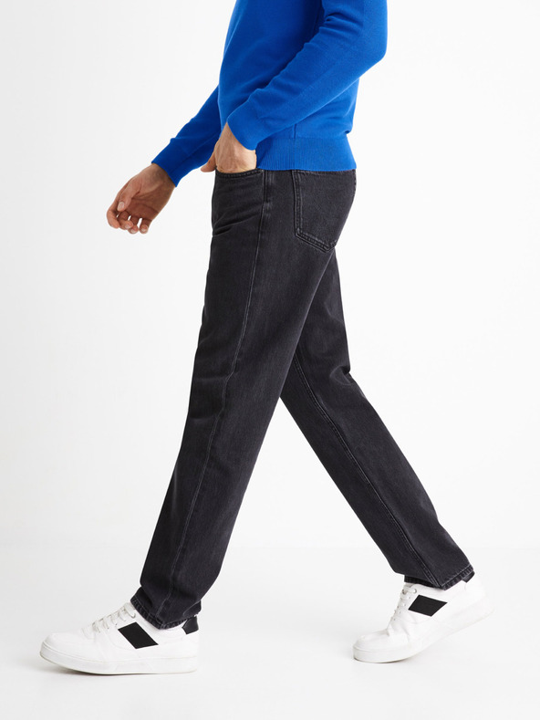 Celio Schwarze Loose Fit Jeans Celio C75 Coback4