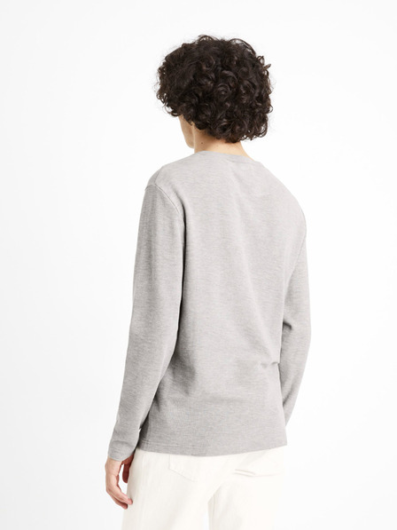 Celio Celio Ceplay graues Langarmhemd