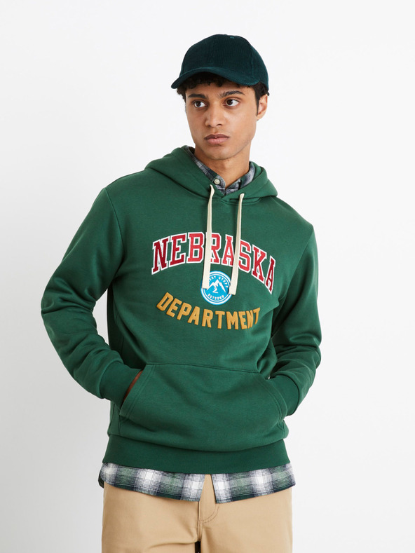 Celio Grünes Herren-Sweatshirt von Celio Nebraska Department