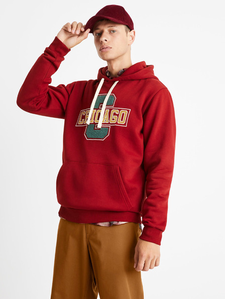 Celio Rotes Celio Chicago Herren-Sweatshirt