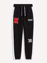 Celio Schwarze Herren Jogginghose Celio Harward University