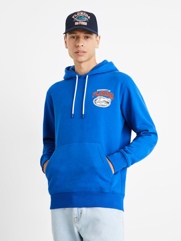 Celio Blaues Herren-Sweatshirt Celio Universität von Florida