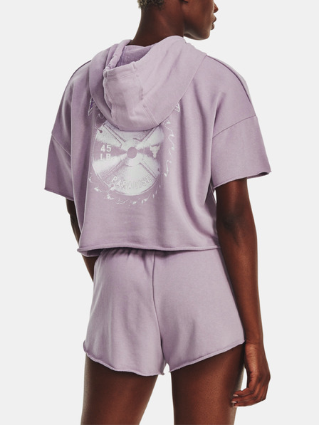 Under Armour Damen Sweatshirt Under Armour UA Pjt Rck SS Terry Hdy