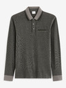Celio Graues Herren Langarm-Poloshirt Celio Cedotml