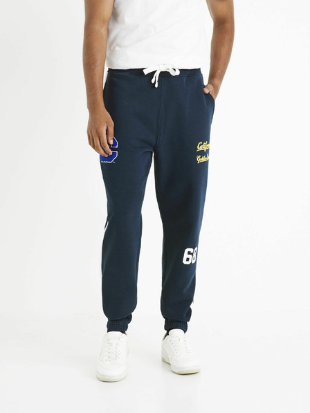 Celio Dunkelblaue Herren Celio California Golden Bears Sweatpants