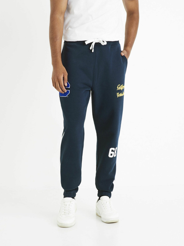 Celio Dunkelblaue Herren Celio California Golden Bears Sweatpants