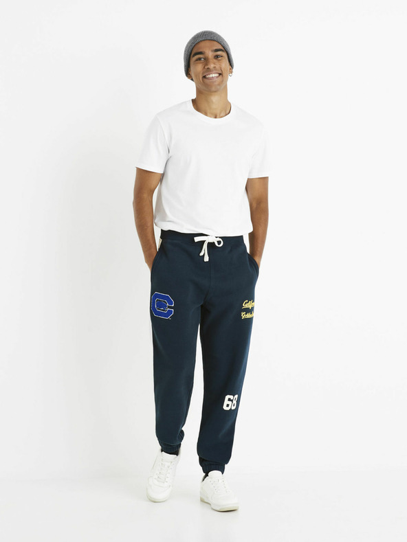 Celio Dunkelblaue Herren Celio California Golden Bears Sweatpants