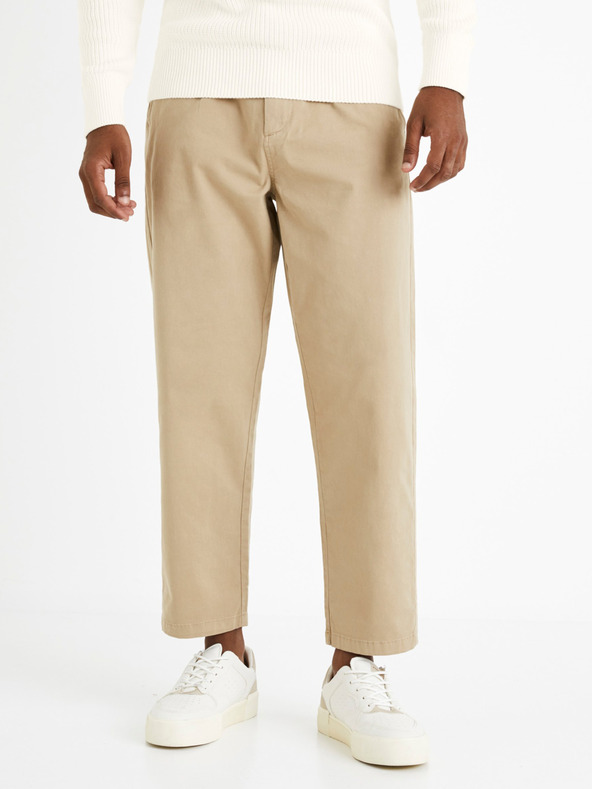 Celio Beige Herren-Kurzhose Celio Cochicrop
