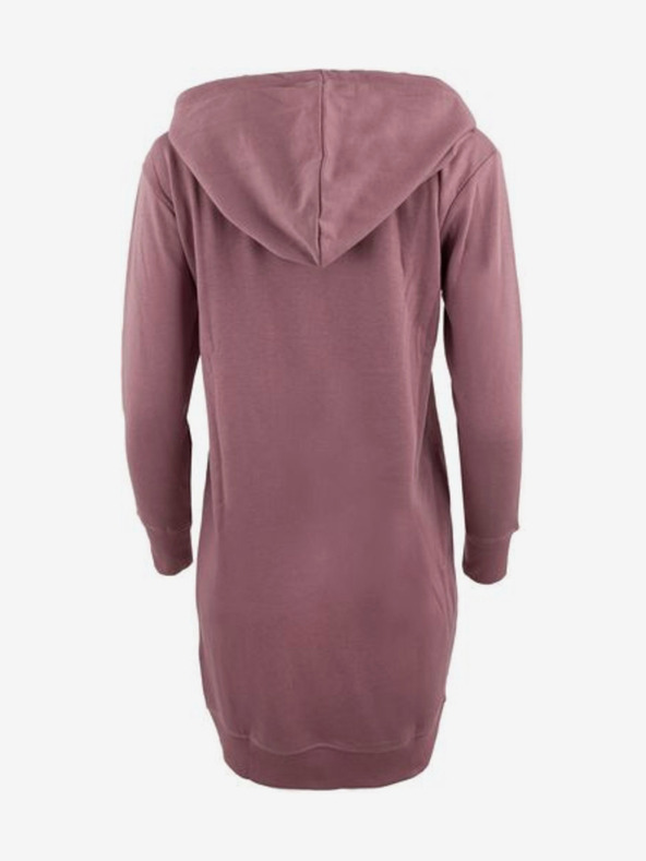 ALPINE PRO Altrosa Damen-Kapuzenpullover mit langem Reißverschluss ALPINE PRO OCEDA