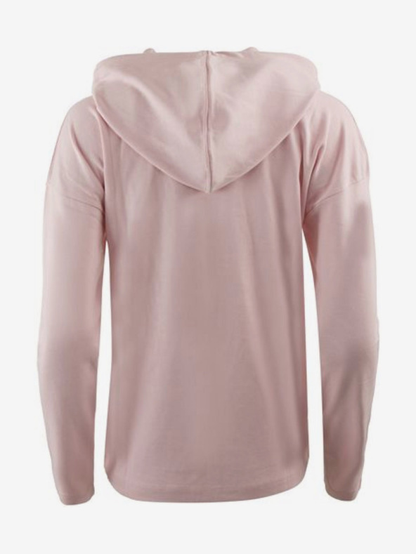 ALPINE PRO Rosa Damen-Kapuzenpulli mit Reißverschluss ALPINE PRO DEGREVA