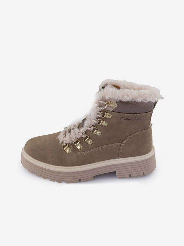 ALPINE PRO Graue Damen-Winterstiefel ALPINE PRO DUNETA