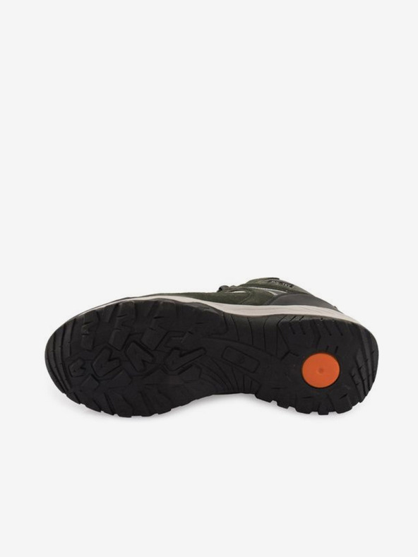 ALPINE PRO Graue und grüne Unisex-Outdoor-Stiefel ALPINE PRO ROMOOS