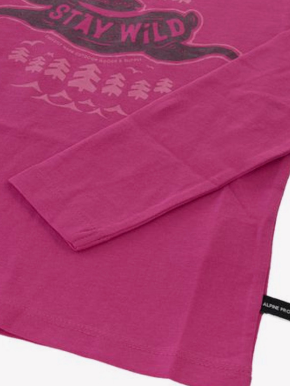 ALPINE PRO Rosa Mädchen-T-Shirt aus Baumwolle ALPINE PRO KIAMO