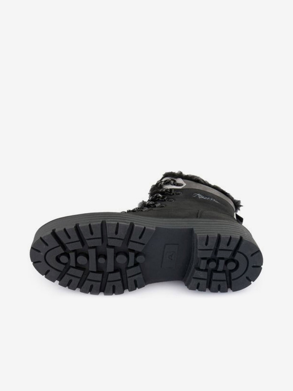 ALPINE PRO Schwarze Damen-Wildleder-Stiefeletten ALPINE PRO Duneta