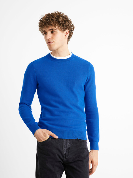 Celio Blauer Herrenpullover Celio Bepic