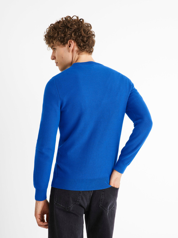 Celio Blauer Herrenpullover Celio Bepic
