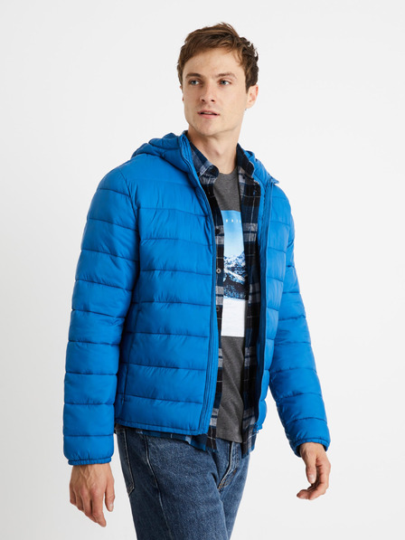 Celio Blaue leichte Herren-Steppjacke Celio Vububble