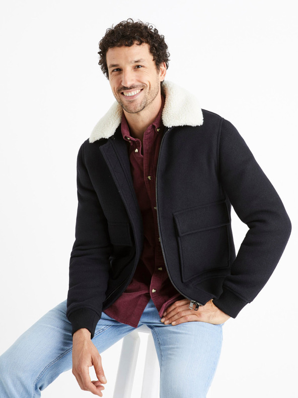 Celio Schwarze Herrenjacke Celio Cuaviator
