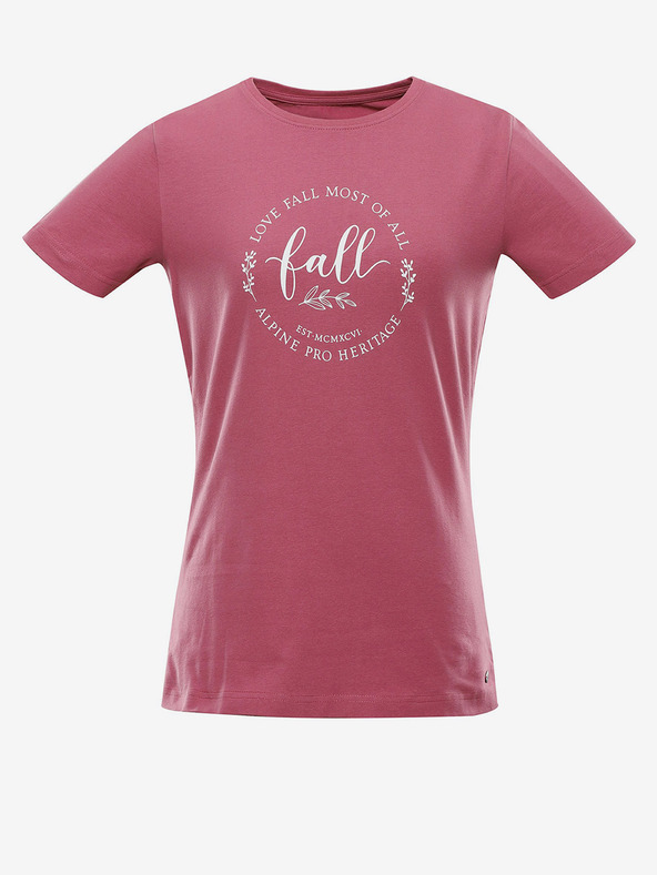 ALPINE PRO Dunkelrosa Damen-T-Shirt ALPINE PRO Allona