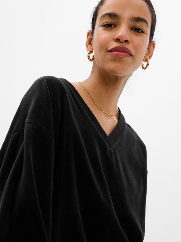 GAP Samt-Sweatshirt GAP