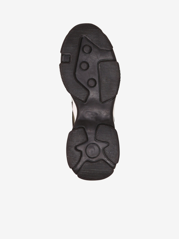 NAX Rosa und khakifarbene Damen-Turnschuhe NAX IFERA