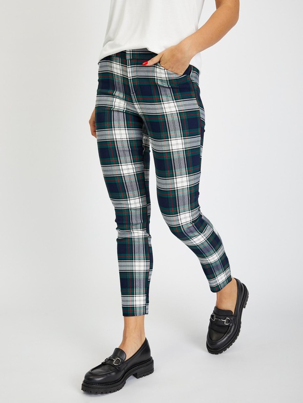 GAP Karierte Skinny Bi-Stretch Hose