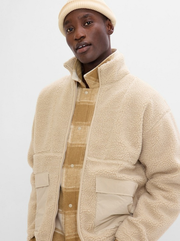 GAP Plüschjacke mit Reißverschluss GAP