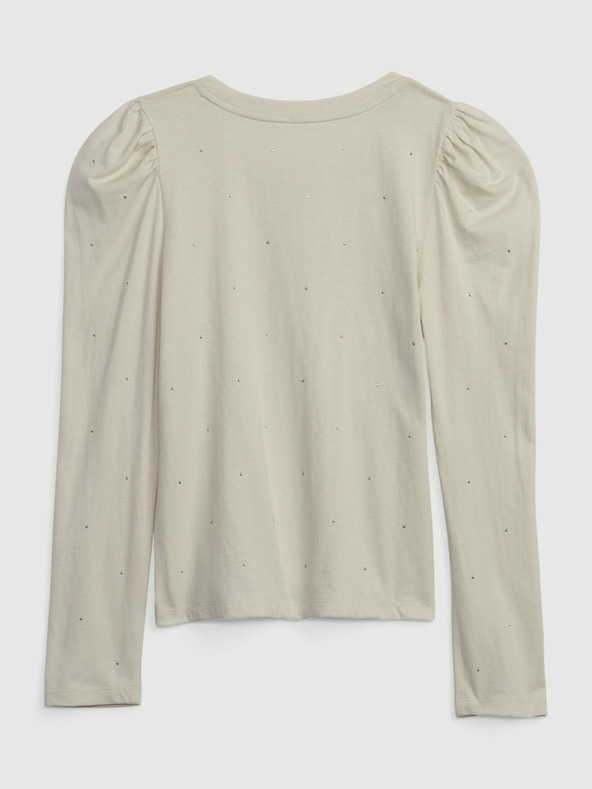 GAP Kinder-T-Shirt mit gerüschten Ärmeln GAP