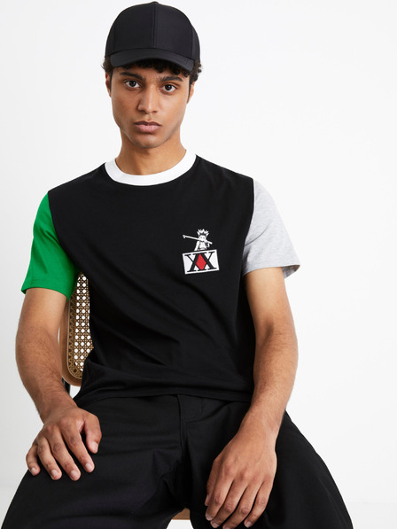 Celio Schwarzes Herren T-Shirt Celio Hunter & Hunter