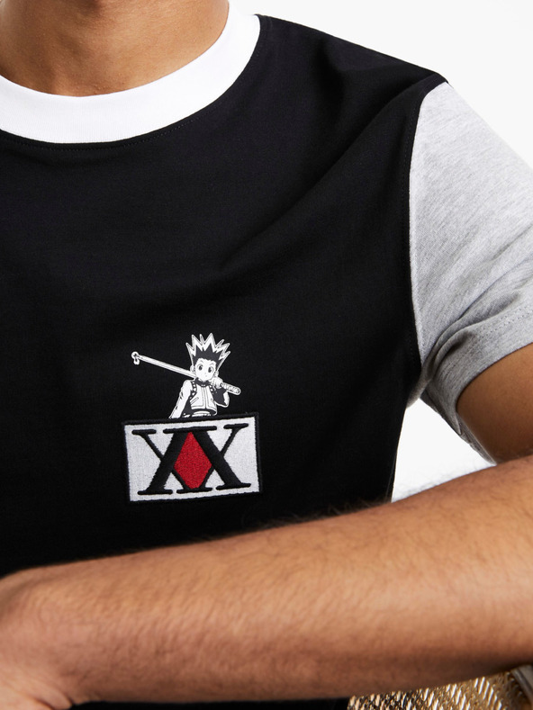 Celio Schwarzes Herren T-Shirt Celio Hunter & Hunter