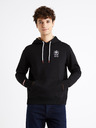 Celio Schwarzes Herren-Sweatshirt Bedrucktes Celio Monopoly