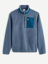 Celio Blaues Herren-Fleece-Sweatshirt Celio Cesheep