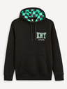 Celio Schwarzes Herren-Sweatshirt mit Aufdruck Celio Demon Slayer